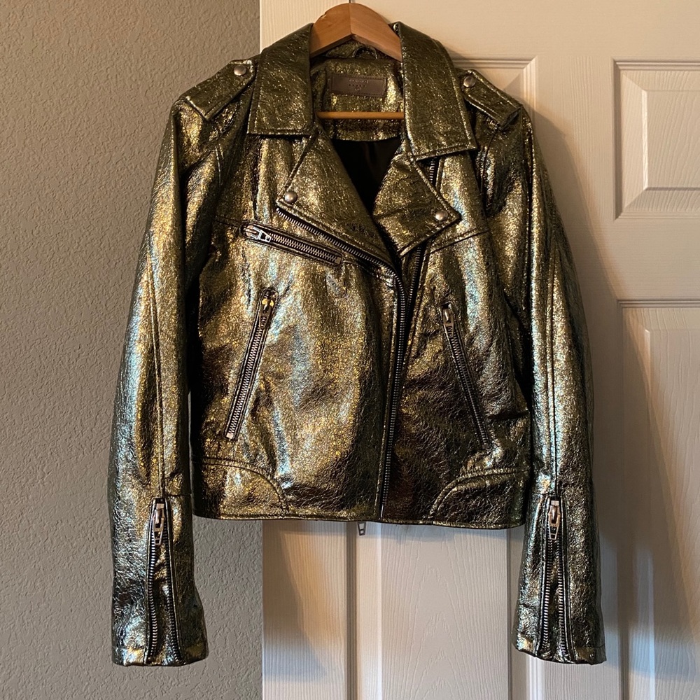 BLANKNYC Moto Jacket - Gold